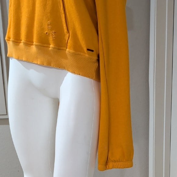 n:PHILANTHROPY Mustard Yellow Relaxed Hoodie Women's Large
