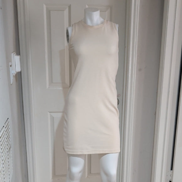 Betsey Johnson Cream Sleeveless Mini Dress Women's 6