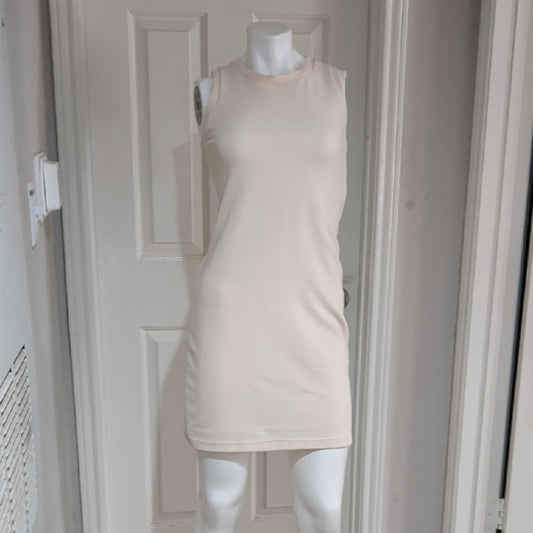 Betsey Johnson Cream Sleeveless Mini Dress Women's 6