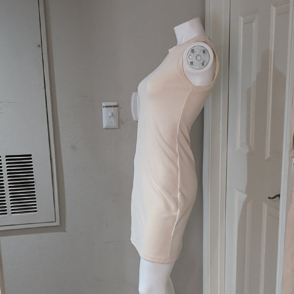 Betsey Johnson Cream Sleeveless Mini Dress Women's 6