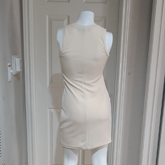 Betsey Johnson Cream Sleeveless Mini Dress Women's 6