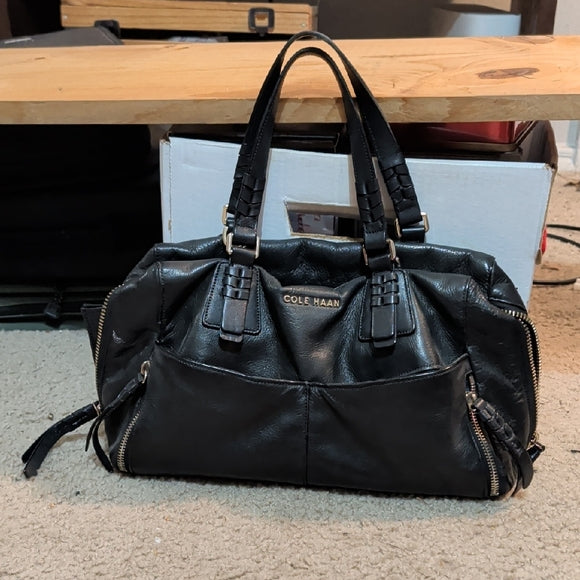 Cole Haan Black Leather Handbag