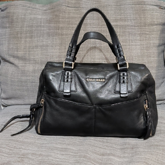 Cole Haan Black Leather Handbag