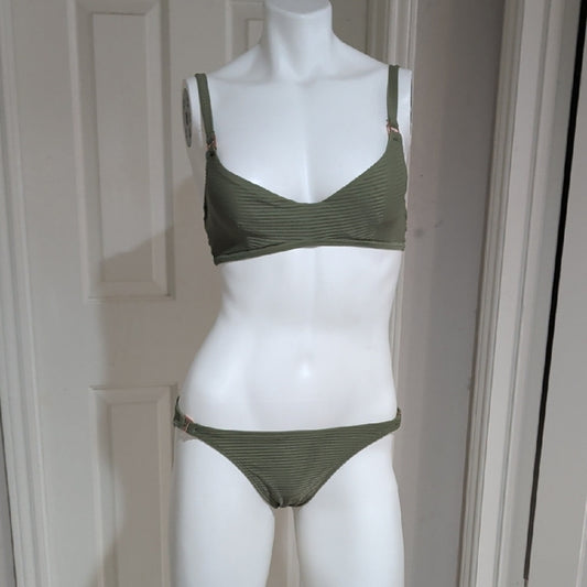 No Boundaries Forest Green Swimsuit Women's Small