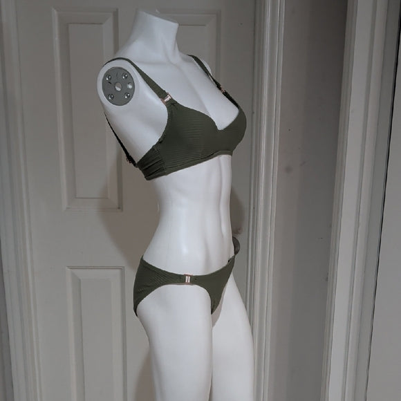 No Boundaries Forest Green Swimsuit Women's Small