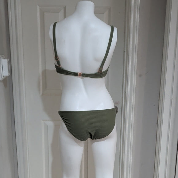 No Boundaries Forest Green Swimsuit Women's Small