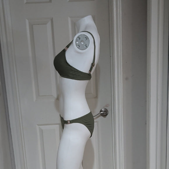 No Boundaries Forest Green Swimsuit Women's Small