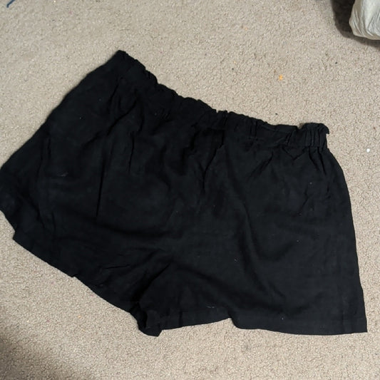 SHEIN Curve Black High Waist Women's Soft Shorts 2XL