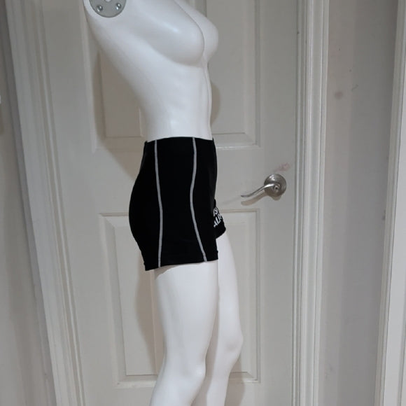 Black Performance Shorts with Elastic Waist Women's Large