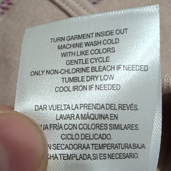 Madden's NYC Women’s Mock Neck Tank Top in Blush Taupe Size Medium