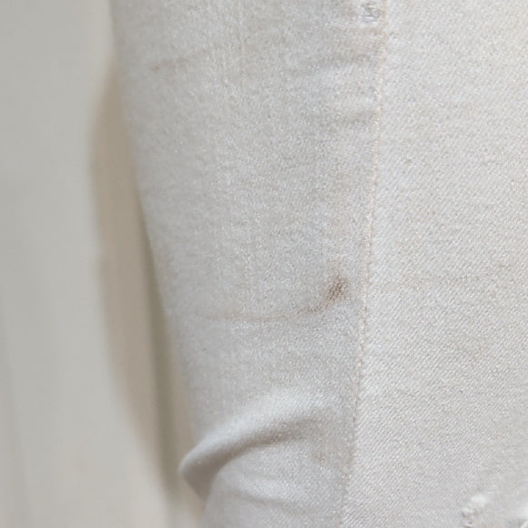 True Religion Distressed White Skinny Jeans Women's 27