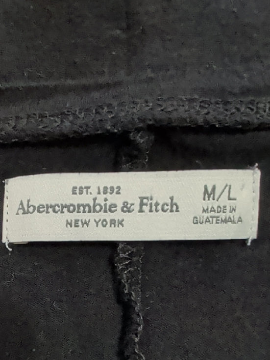 Abercrombie & Fitch Black Long Sleeve Boatneck Top Women's M/L