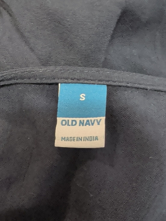 Old Navy Navy Blue Long Sleeve Maxi Dress with Cutout Waist Women's Small