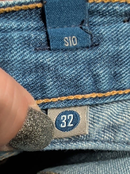 Citizens of Humanity Light Blue Distressed Denim Cutoff Shorts Women's 32