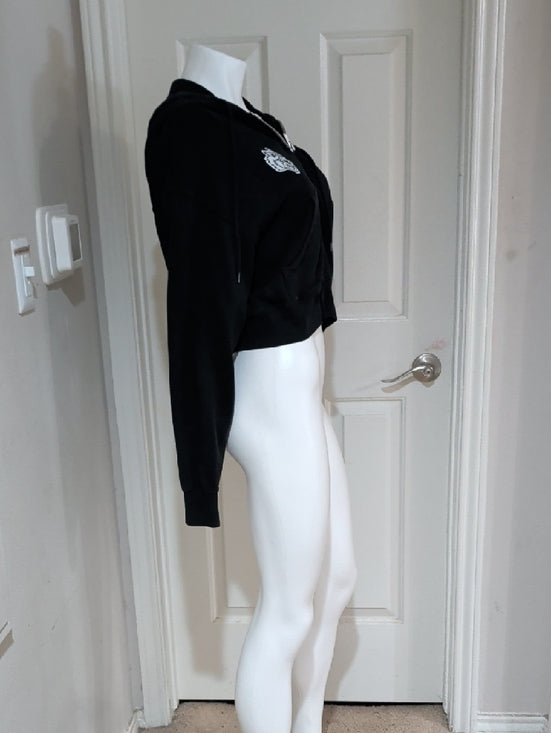 Darc Sport Black Marvel The Punisher Hero Elite Series Hoodie Women's Small