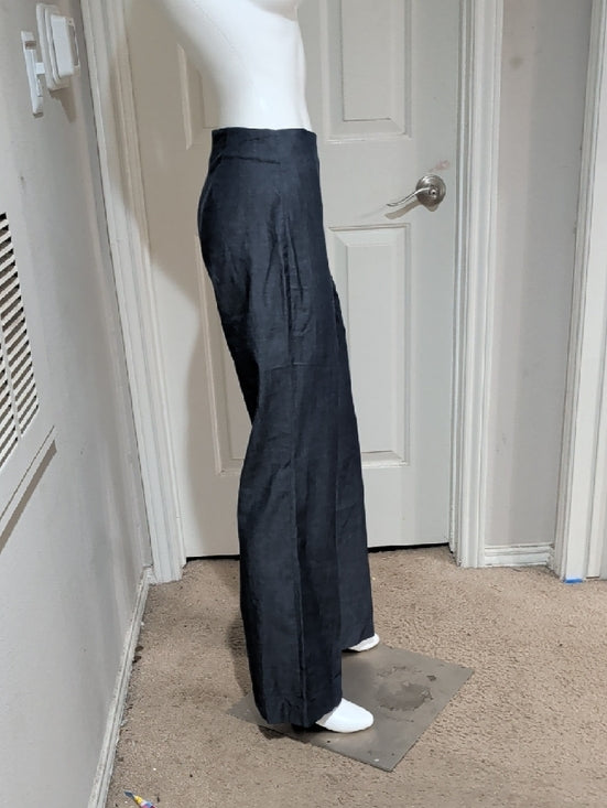 Vintage Kelly & Diane Women's Blue 100% Cotton Dress Pants Size 4