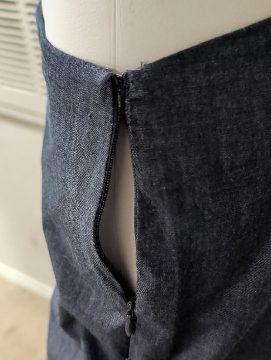 Vintage Kelly & Diane Women's Blue 100% Cotton Dress Pants Size 4