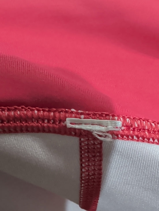 Lululemon Pink Tie-Dye Active Capri Leggings Mesh Zipper Pocket Large