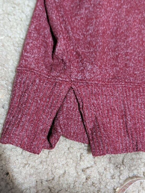 Time and Tru Women's Wine Long-Sleeve Top size Medium