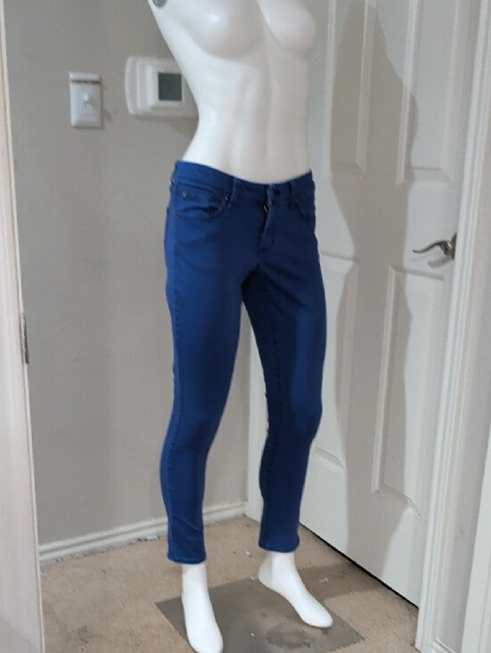 Merona Royal Blue Skinny Jeans Women's 6