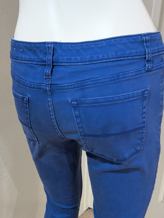 Merona Royal Blue Skinny Jeans Women's 6