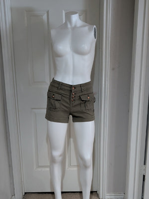NOBO High-Rise Olive Utility Women's Shorts size 5