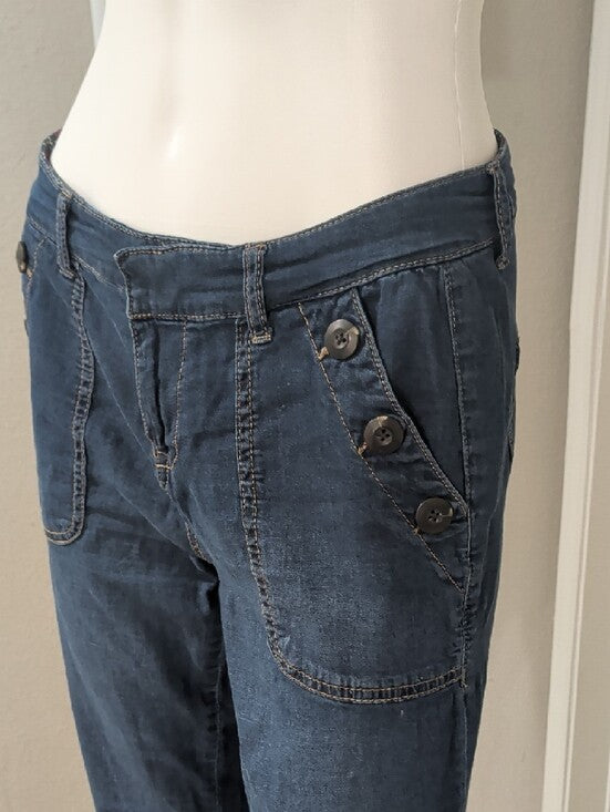One5one Women's Blue Wide-Leg Sailor Jeans Women's 4/27