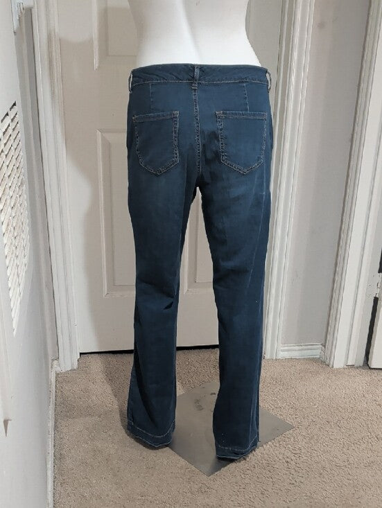 One5one Women's Blue Wide-Leg Sailor Jeans Women's 4/27
