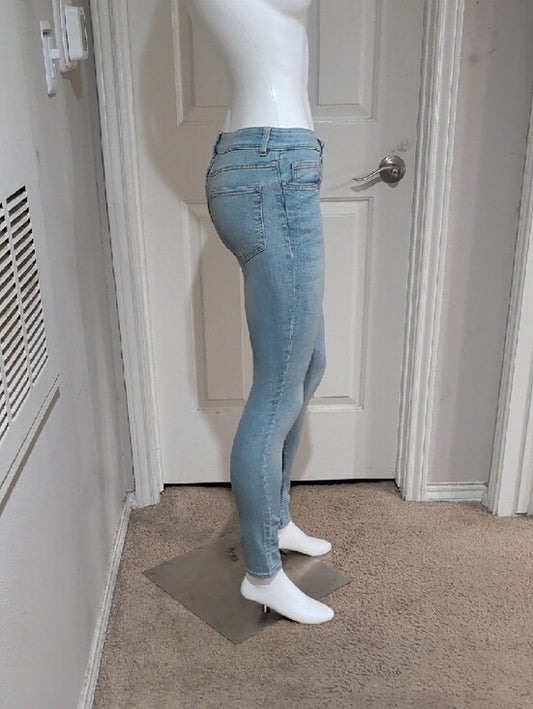 H&M Light Blue Skinny Jeans Women's 4