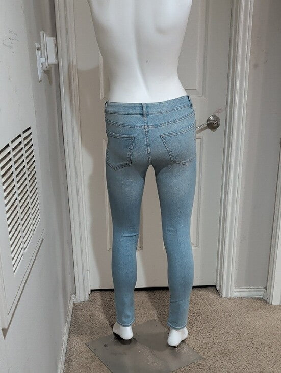 H&M Light Blue Skinny Jeans Women's 4