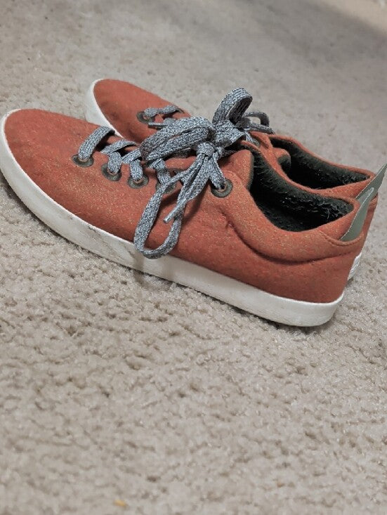 Allbirds Dust Orange Casual Lace-Up Sneakers Women's 8