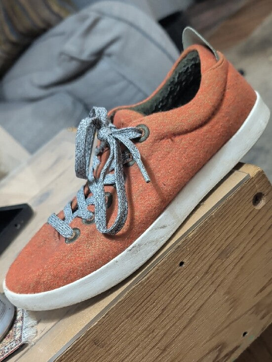 Allbirds Dust Orange Casual Lace-Up Sneakers Women's 8