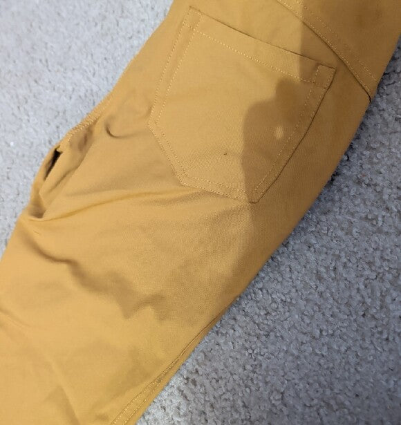 Lululemon Mustard Yellow Ponte Leggings Men's 28/31 (small)