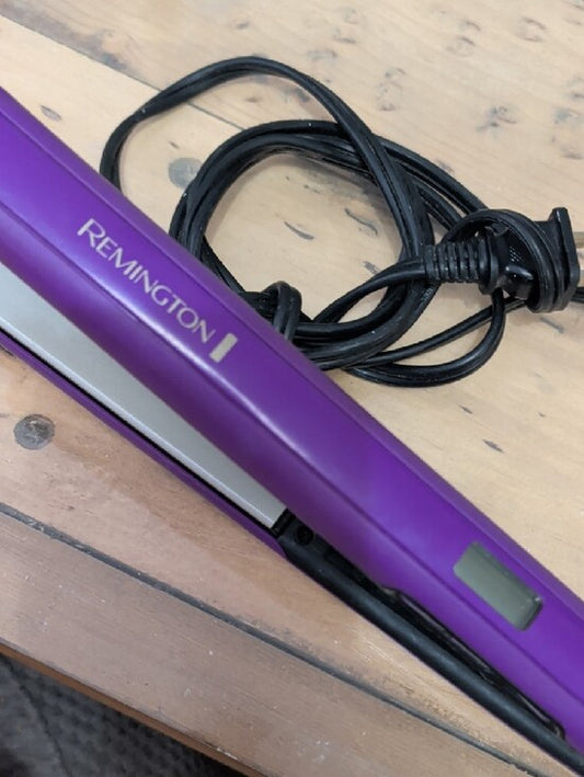 Remington Purple Hair Straightener Adjustable Heat Settings