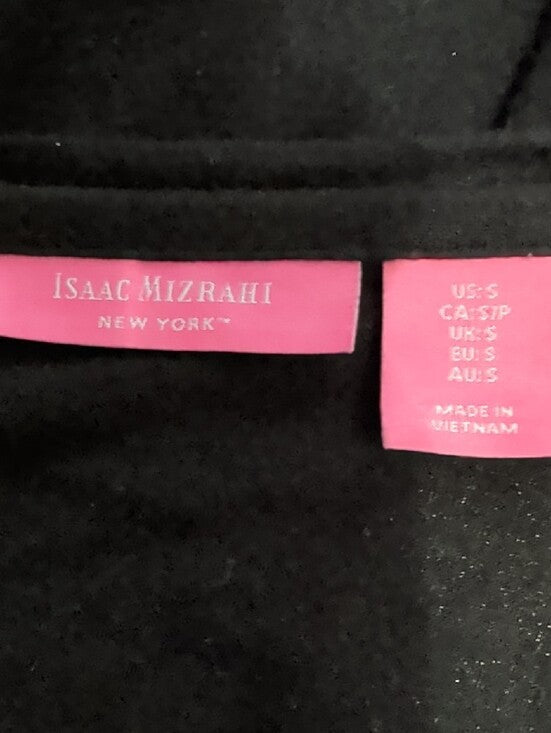Isaac Mizrahi Black Scoop Neck Flow Tank Women's Small