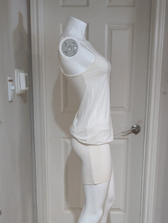 Love from YaYa White Sleeveless Tank Dress Women's Size 3