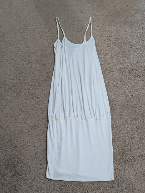 Love from YaYa White Sleeveless Tank Dress Women's Size 3