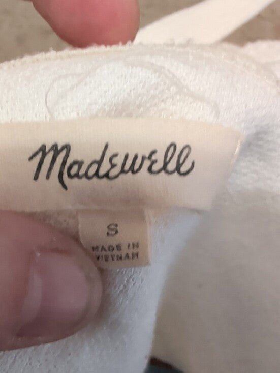 Madewell Cream Wrap-Style Textured Camisole Women's Small
