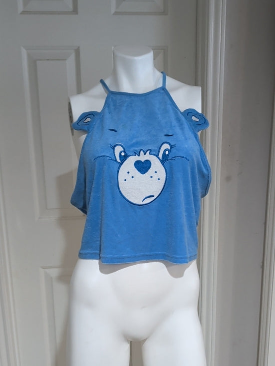 Care Bears Light Blue Top with Heart Logo Women's 3X