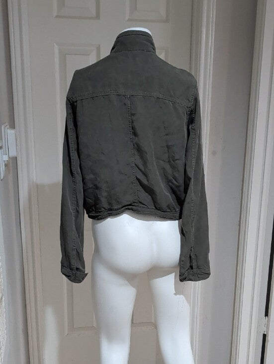 Mossimo Supply Co. Olive Green Utility Jacket Women's Medium
