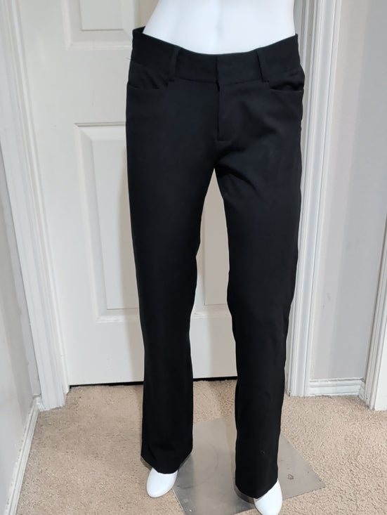 Michael Kors Black Dress Pants with Branded Silver Plate Women's 2