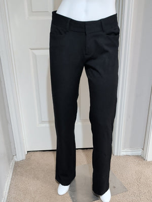 Michael Kors Black Dress Pants with Branded Silver Plate Women's 2