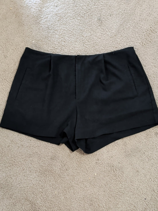 a new day Black High-Waist Tailored Shorts Women's 17