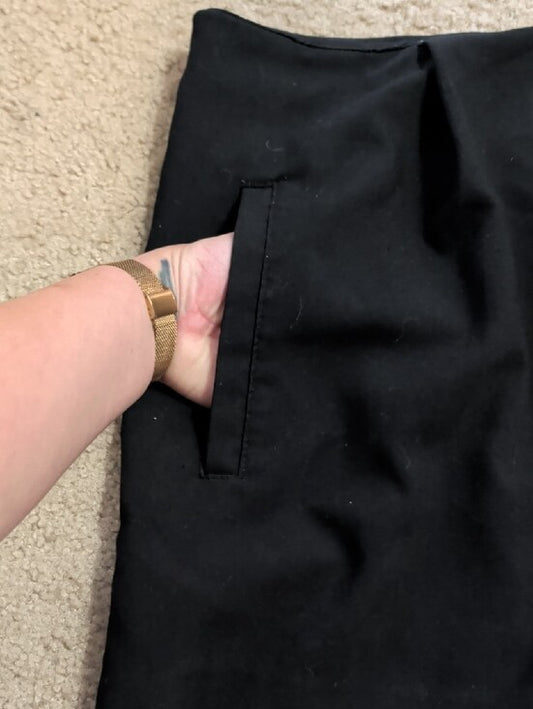 a new day Black High-Waist Tailored Shorts Women's 17
