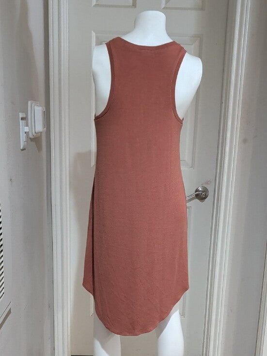 Leith Sleeveless Knit Tank Dress - Dusty Rose Women's Medium