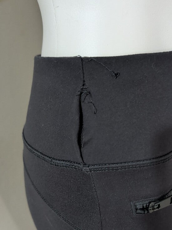 Athletic Works Blue Grey Athletic Ankle Cropped Leggings Women's Small