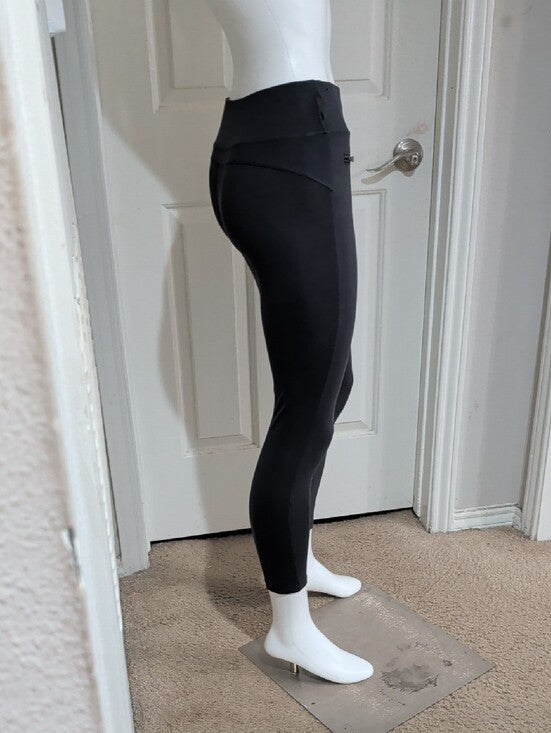 Athletic Works Blue Grey Athletic Ankle Cropped Leggings Women's Small