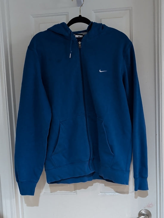 Nike Men's Royal Blue Full-Zip Hoodie Men's Large