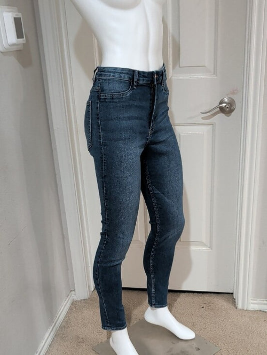 H&M Dark Wash High-Rise Skinny Jeans Women's 8