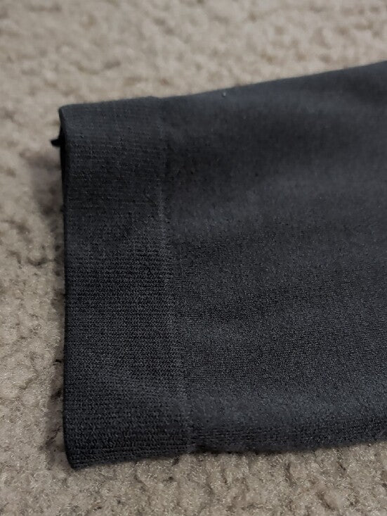 Retro GMI Fleece Lined High-Waist Slate Grey Leggings Women's S/M Y2K